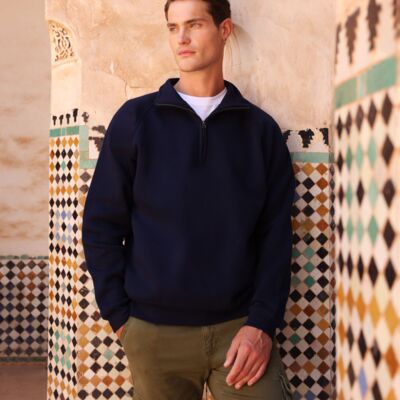 Iconic Premium Zip Neck Sweat Thumbnail