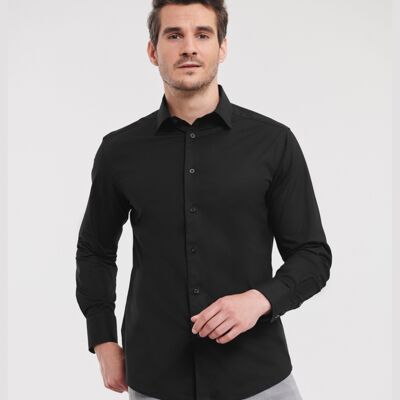 Russell Athletic Collection Long Sleeve Easy Care Fitted Shirt Thumbnail