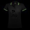 SOL'S Ladies Pasadena Tipped Cotton Piqué Polo Shirt Thumbnail