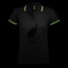 SOL'S Ladies Pasadena Tipped Cotton Piqué Polo Shirt Thumbnail