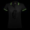 SOL'S Ladies Pasadena Tipped Cotton Piqué Polo Shirt Thumbnail