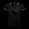 SOL'S Ladies Pasadena Tipped Cotton Piqué Polo Shirt Thumbnail