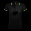 SOL'S Ladies Pasadena Tipped Cotton Piqué Polo Shirt Thumbnail