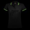 SOL'S Ladies Pasadena Tipped Cotton Piqué Polo Shirt Thumbnail