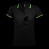 SOL'S Ladies Pasadena Tipped Cotton Piqué Polo Shirt Thumbnail