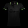 SOL'S Ladies Pasadena Tipped Cotton Piqué Polo Shirt Thumbnail