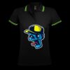 SOL'S Ladies Pasadena Tipped Cotton Piqué Polo Shirt Thumbnail