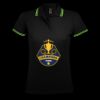 SOL'S Ladies Pasadena Tipped Cotton Piqué Polo Shirt Thumbnail