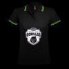 SOL'S Ladies Pasadena Tipped Cotton Piqué Polo Shirt Thumbnail