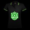 SOL'S Ladies Pasadena Tipped Cotton Piqué Polo Shirt Thumbnail