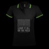 SOL'S Ladies Pasadena Tipped Cotton Piqué Polo Shirt Thumbnail